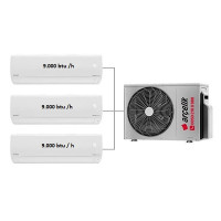 Arçelik 1+3 Multi Sistem Duvar Tipi Inverter Klima 9+9+9 